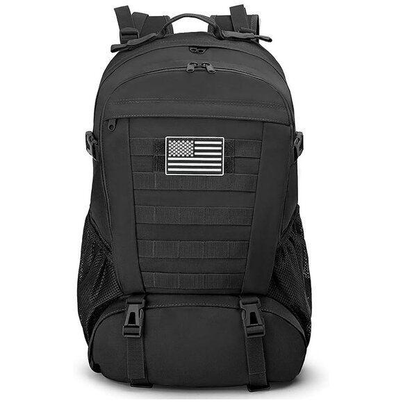 Other - Tactical Backpack for Men Hiking Day Pack Molle Military Rucksack 35l-black